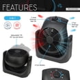thumbnail image 3 of Calefactor y ventilador Techni Home Dual Comfort 1500W portátil, 3 of 8