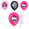 thumbnail image 1 of Suministros para fiestas de cumpleaños de Monster High, pancarta desechable para pastel, bandera colgante de Halloween, juego de globos de Monster High, decoración de cumpleaños, 1 of 1