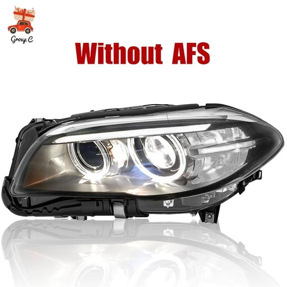 For 2014-2017 Xenon (without AFS) Headlight, For BMW 5 Series F10 / F18 HID Headlamp Left Side