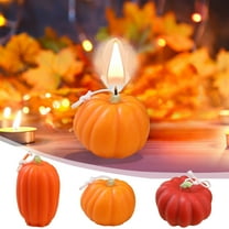 Fall Pumpkin Shaped Candles, Thanksgiving Scented Tealight Candles, Inventive Aromatherapy Decoration, Handmade Candle for Home Party Holiday Table Christmas Indoor