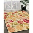 thumbnail image 3 of Ahgly Company Machine Washable Indoor Rectangle Transitional Orange Area Rugs, 5' x 7', 3 of 7