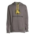 thumbnail image 2 of John Deere Men’s and Big Men’s Graphic Logo Fleece Pullover Fleece Hoodie, up to Size 3XL, 2 of 8