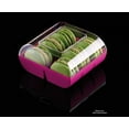 thumbnail image 3 of Silikomart Macado Clear Plastic Container for 6 Macaroons 50mm Diameter - Case of 90, 3 of 3