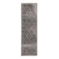 thumbnail image 3 of Unique Loom Trellis Shag Collection Area Rug - Ruby (6' x 9' Rectangle Gray/Ivory), 3 of 7