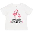 thumbnail image 3 of Inktastic My Aunt Loves Me Flamingo Niece Girls Toddler T-Shirt, 3 of 5