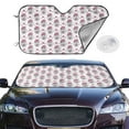 thumbnail image 2 of Haiem Cute Poodle Dog Car Windshield Sun Shade - Blocks UV Rays Sun Visor Protector, Sunshade to Keep Your Vehicle Cool, Universal Fit SUV Van Sedan-Small, 2 of 7