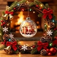thumbnail image 4 of Qwtwty Christmas Tree Ornaments Christmas Decorations Shatterproof Mini Hanging Pendants for Xmas Tree Fireplace Holiday Decor, 4 of 6