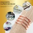 thumbnail image 4 of 6Pcs Decorative Napkin Rings Buckles Party Table Napkin Holders Napkin Decors, 4 of 7