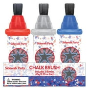 3 Pack Brush Sidewalk Chalk Set