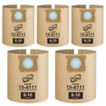 thumbnail image 1 of Paquete de 5 bolsas de vacío para aspiradora DEWALT de 23 a 38 L para aspiradoras húmedas y secas, 1 of 7