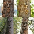 thumbnail image 4 of Tree Faces Decor Outdoor  Tree Face Outdoor Statues Old Man Tree Hugger Bark Ghost Face Facial Features Decoration Funny Yard Art for Easter Creative Props, 4 of 4