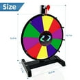 thumbnail image 4 of Rueda giratoria SCZS de 12 pulgadas con 10 ranuras para Carnival, 4 of 7