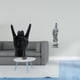 thumbnail image 2 of Estatua del gesto de la roca,Estatuas y figuras de dedos con gestos de música rock,Estatua de Guan Yin,Estatua de Guan Yin para decoración del hogar.,Escultura de Kuanyin,figurita,decoración, 2 of 8