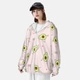 thumbnail image 3 of Fotbe Avocado Doing Sport Yoga Chaqueta con Protección Solar UPF 50+ para Hombre y Mujer, Camisa con Capucha y Bolsillos-3X-Large, 3 of 7