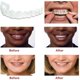 thumbnail image 4 of Funda para dientes postizos Juego de fundas para dientes Dentaduras postizas Carillas dentales Snap On Carillas de silicona para sonrisas Dientes superiores e inferiores Dientes cosméticos, 4 of 6