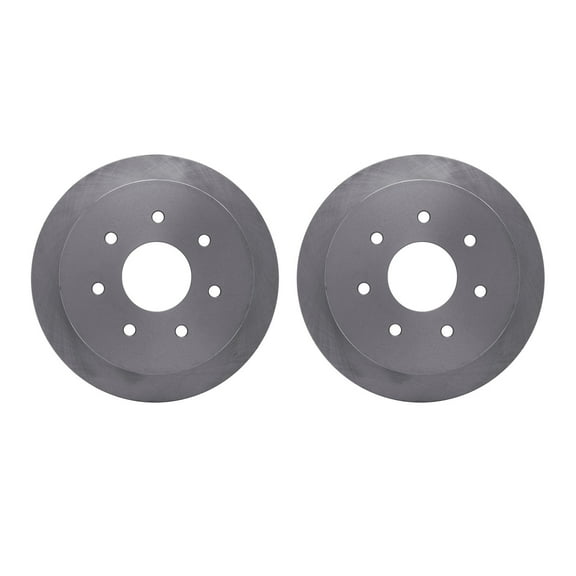 Dynamic Friction Company Rear Brake Rotors 6002-54135
