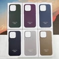 thumbnail image 3 of Original Leather With Magsafe Case For iPhone 16 Pro Max 16 Plus Case Wireless Charging Magnetic Cover 16Pro With Box Blue For iPhone 16, 3 of 6