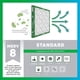 thumbnail image 4 of Filterbuy Filtro de aire MERV 8 de 16 x 20 x 2 (paquete de 2) reemplazo de filtros de aire plisados ​​para horno HVAC AC (tamaño real: 15,50 x 19,50 x 1,75 pulgadas), 4 of 9