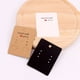 thumbnail image 4 of Guardurnaity 100 Uds. De tarjetas, embalaje Kraft, organizador de pendientes, almacenamiento, soportes de cartón, soporte de exhibición, Ropa, zapatos y accesorios Miscelánea, 4 of 6