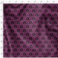 thumbnail image 4 of Soimoi Moss Georgette Fabric Ogee Damask Decor Fabric Printed Yard 42 Inch Wide, 4 of 5