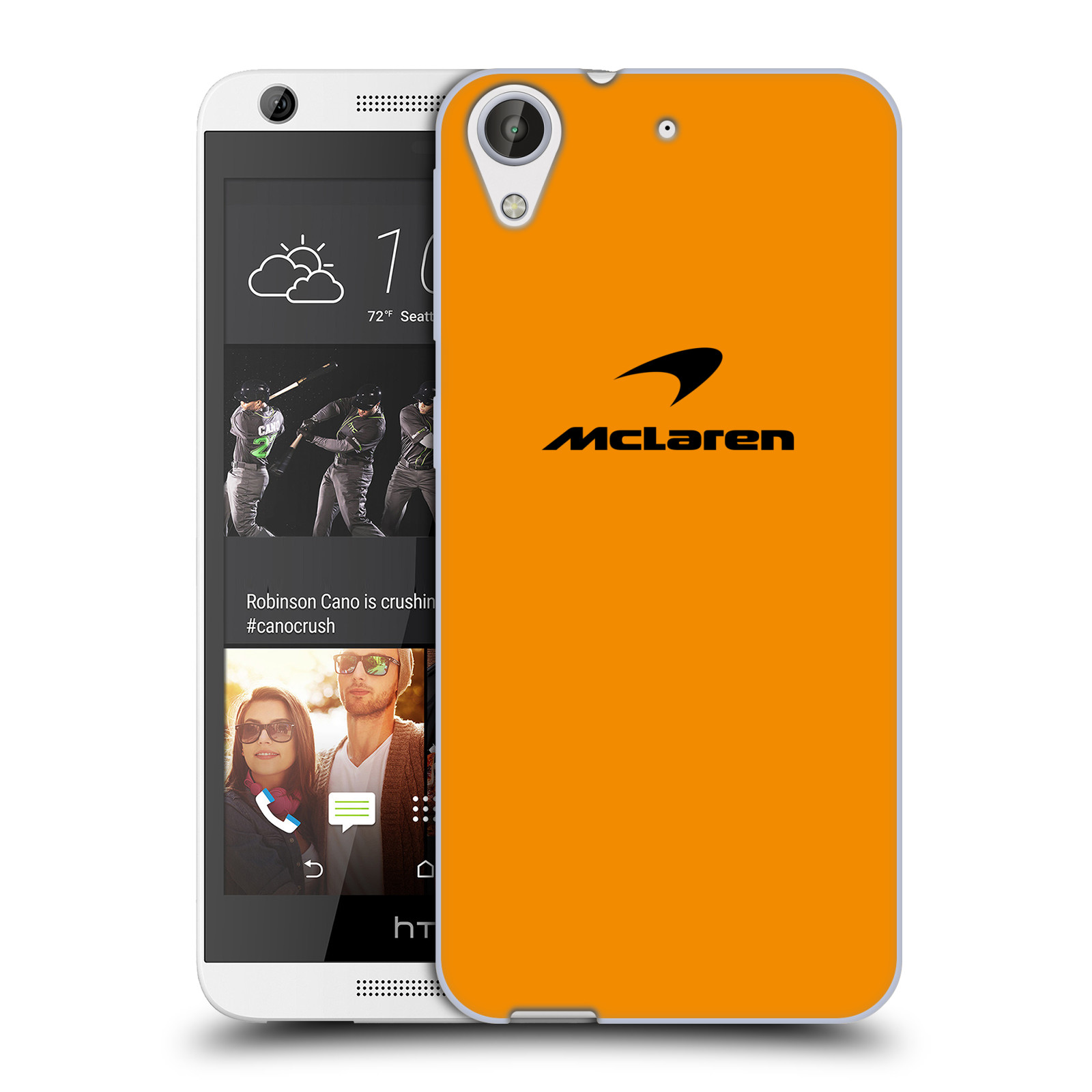 Official Mclaren 2018 Logo Soft Gel Case For Htc Phones 1