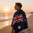 thumbnail image 5 of Quick Dry Beach Towel Microfiber Lightweight Absorbent Large Double-Sided Flag Print for Swimming Gym Travel, 5 of 6