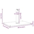 thumbnail image 4 of vidaXL Base de Parasol pour Mâts de Ø32/38/48 mm 15 kg Rectangulaire, 4 of 5