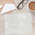 thumbnail image 3 of Viveous 30pcs 4 Pocket Card Pages Trading Card Protector Sheets Baseball Card Binder Sheets Trading Card Binder Pages 4 Holes Card Sleeves for Easy Access, 3 of 10