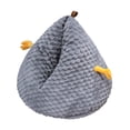thumbnail image 2 of Cama cueva para gatos con base antideslizante y autocalentable, accesorios para mascotas, otoño/invierno gris, 2 of 6