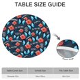 thumbnail image 6 of Pioneer Flower Floral Print Pattern Round Fitted Tablecloth with Elastic Edge,Dining Table Cover Waterproof,Outdoor Round Tablecloth for Camping,Dining,Indoor and Outdoor, 6 of 7