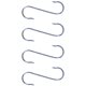 thumbnail image 1 of 4X En Forma de S de Acero Inoxidable Potente Porta Perchas para Cocina Soporte para Ropa, 19X19 mm, 1 of 8