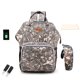 thumbnail image 4 of Mochila Multifuncional para Mamá con USB, Gran Capacidad y Diseño Camuflado - Ideal para Cuidado del Bebé y Paseos al Aire Libre, 4 of 6