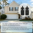 thumbnail image 3 of 41A5034 Garage Door Sensor with Brackets, Replacement for Liftmaster Chamberlain Craftsman Garage Door Sensors, Safety Sensor Beam Compatible with Liftmaster Chamberlain Craftsman Garage Door openers, 3 of 7