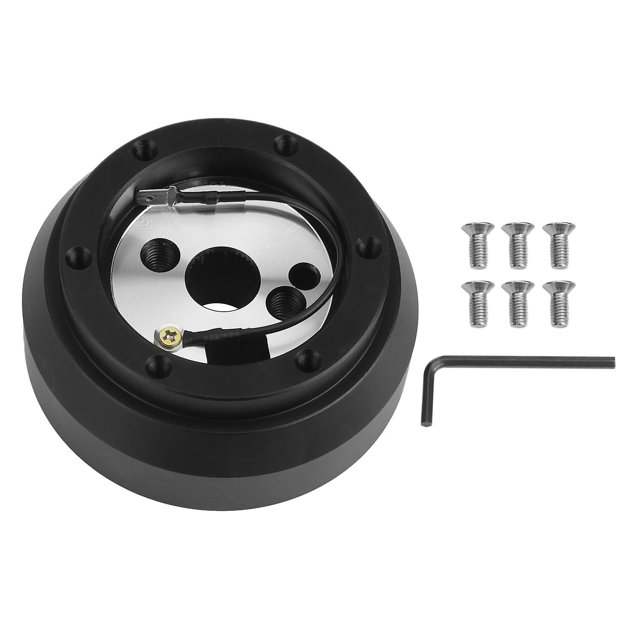 Adaptador de cubo corto conector base volante modificación coche 170h Afortunado Sencillez
