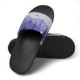 thumbnail image 4 of GZHJMY Stylish Slides for Women Men, Purple Mountain Soft Flexible Slip-on Sandals Slippers, 4 of 7
