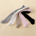 thumbnail image 1 of DEELLEEO 5pcs Baby Girls‘ Solid Color Leggings  Suitable For Daily Wear, 1 of 6
