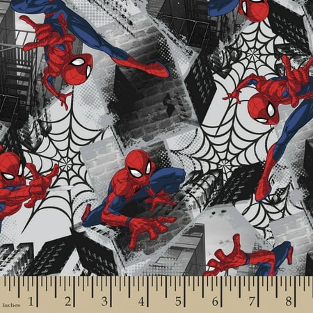Marvel Neighborhood Spider-man Cotton Fabric By The