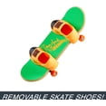 thumbnail image 2 of Hot Wheels Skate Neon Bones Tony Hawk Fingerboard and Removable Skate Shoes, 2 of 5
