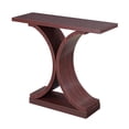 thumbnail image 1 of Convenience Concepts Console Newport Infinity en Bois d'Acajou, 1 of 3