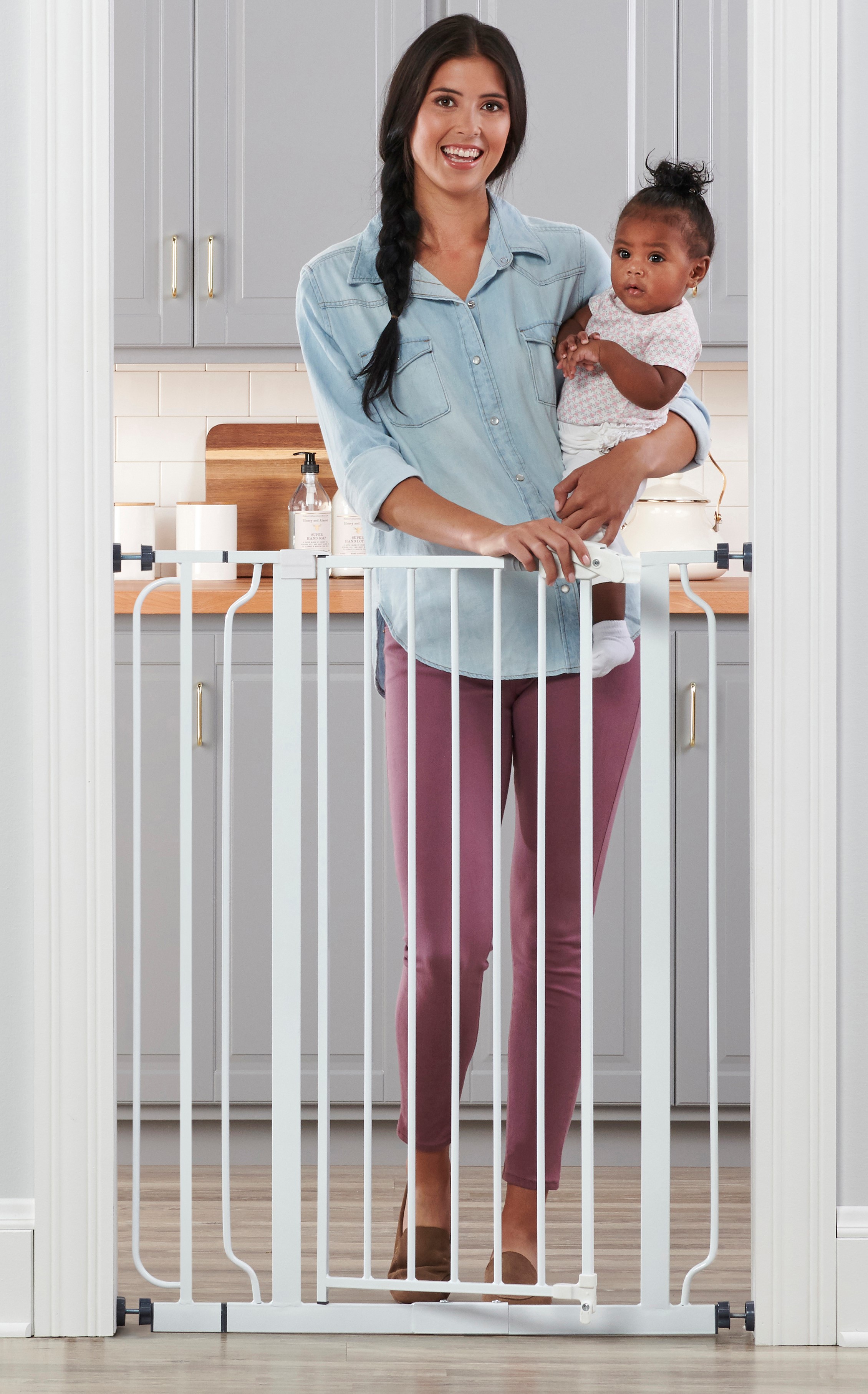 Regalo Easy Step® Extra Tall Walk Thru Baby Safety Gate, 36 in Tall - image 5 of 11