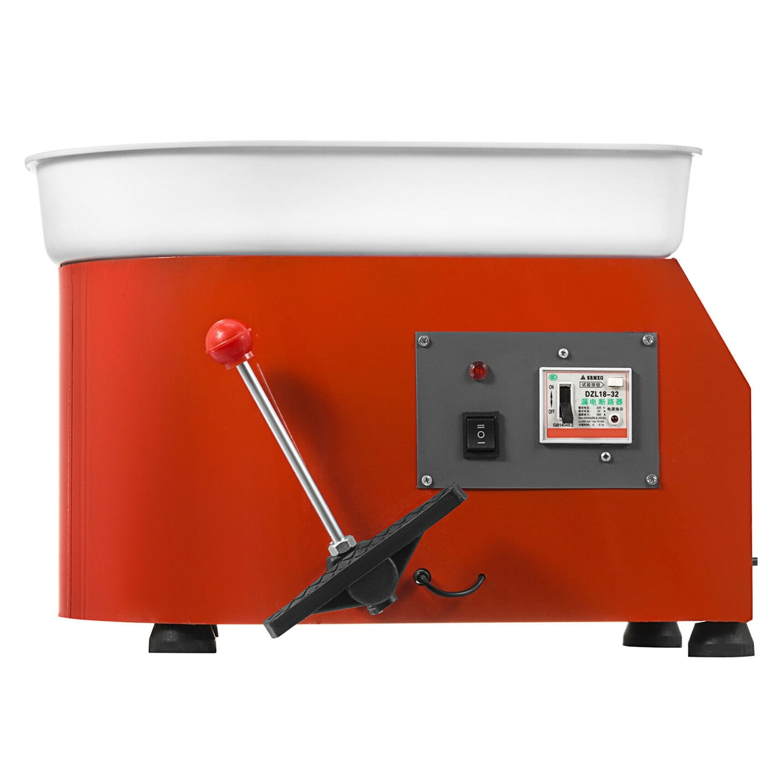 25 Cm Ceramic Ceramic Wheel Forming Machine, With 350W Artwork Process Can Be Adjusted Pedal ,Wide Ranging Usage