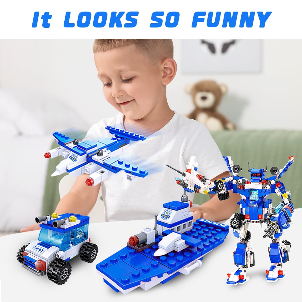 51-in-1 Robot Building Kit 700PCS for Kids Building Toys Erector Set for Kids Engineering Projects Construction Building Blocks Toys Gifts for kids Kids Age 6+ Year Old