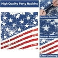 thumbnail image 4 of 4th of July Oval Paper Plates 11inch Paper Plate and Napkin, Dish Tray American Flag Supplies Party Decoration Patriotic Supplies for Independence Veterans Labor Day Memorial Day Tableware, 25 Guest, 4 of 14