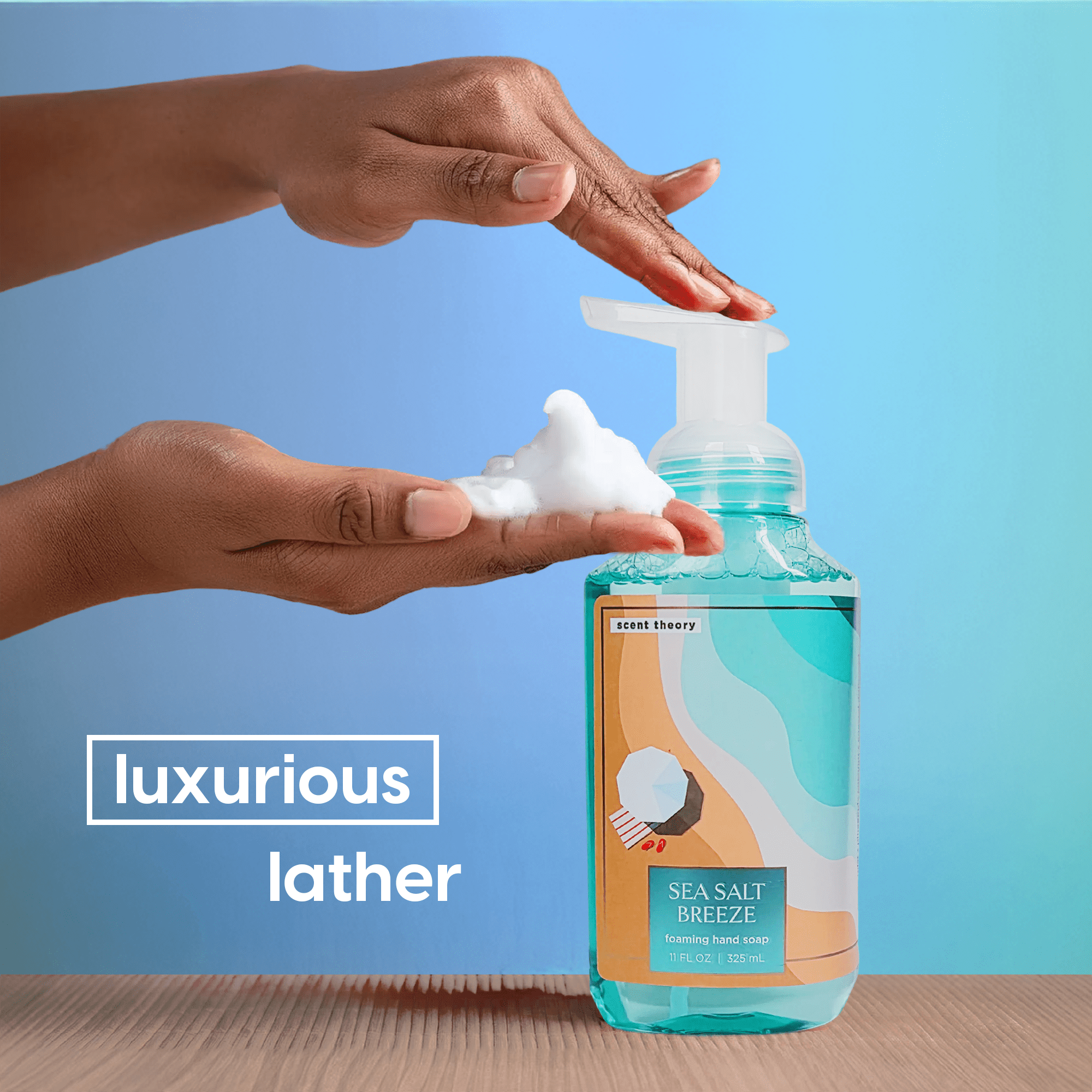 Scent Theory Foaming Hand Soap, Sea Salt Breeze, 11 fl oz