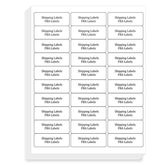 Printable 1 x 2-5/8 inch Mailing Labels, 900 Self Adhesive Stickers for Laser Inkjet Printer, White Address Labels, 30 per Sheet, 30 Sheets Total