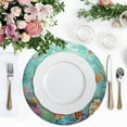 thumbnail image 5 of joogoo Fish Ocean View Pattern Round Plate Mats for Dining Table Placemat 1 Piece Holiday Decoration, 5 of 7