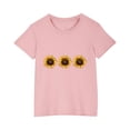 thumbnail image 1 of RXIRUCGD 2025 Vêtements d'Été pour Enfants T-shirt Imprimé Mode Mignon Col Rond Manches Courtes, 1 of 5