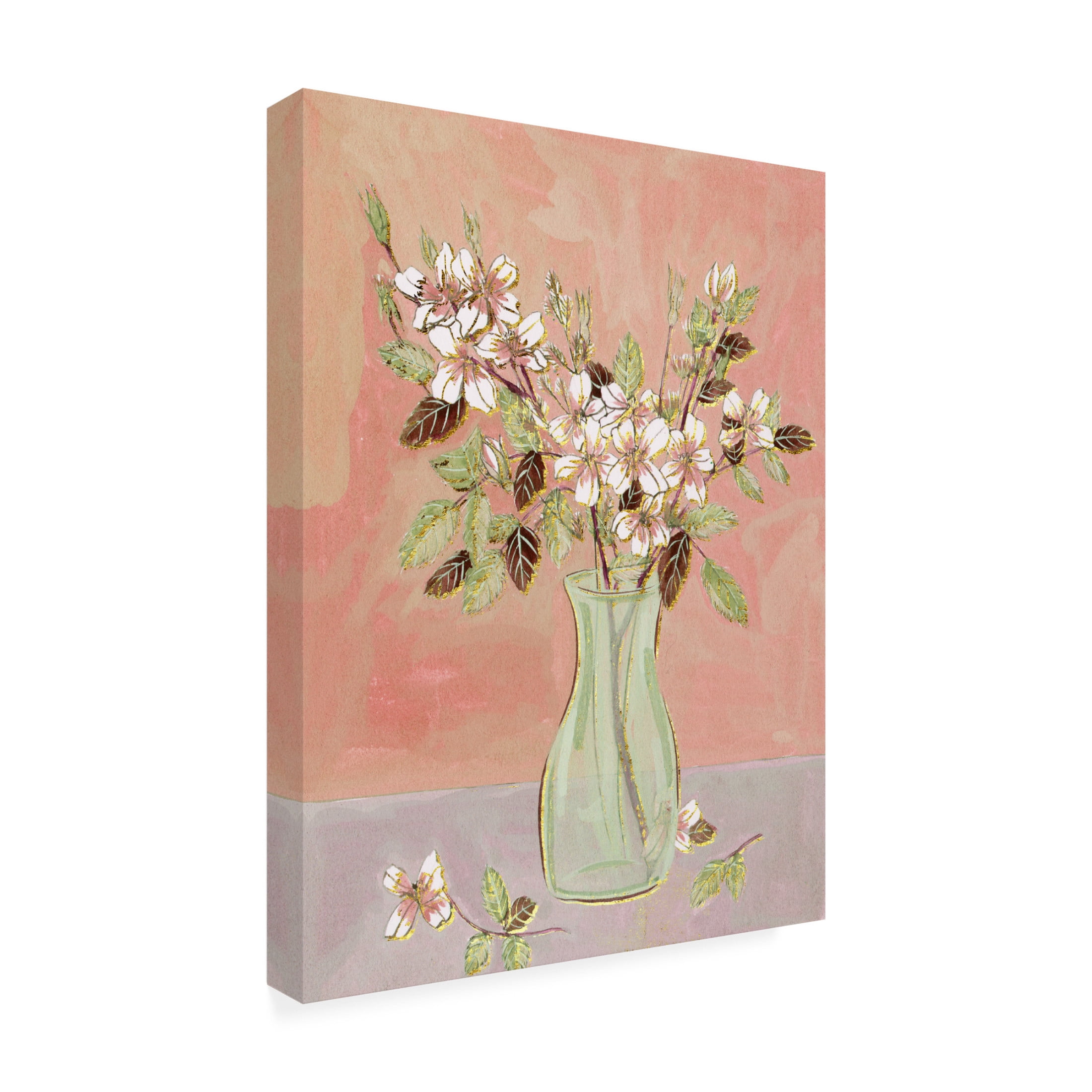 Trademark Fine Art Melissa Wang Here Comes the Bloom II Canvas Wall Art