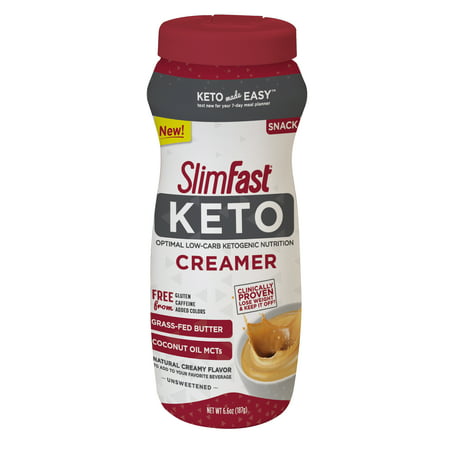 SlimFast Keto Ketogenic Creamer, 6.6oz., 15