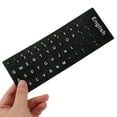 thumbnail image 6 of Raindrops  6 Sheets Replacement Keyboard Decals Magnetic Letter Language Lettering Stickers Black, 6 of 8